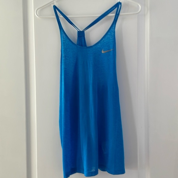 Blue Nike workout tank top - Picture 1 of 2